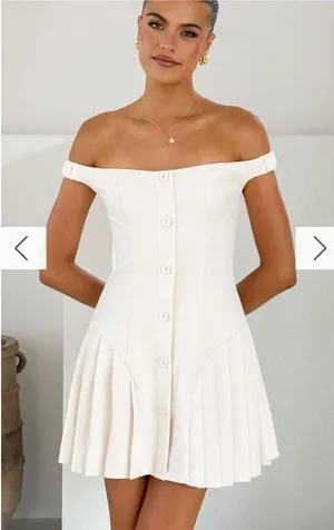 Hello Molly Off-The-Shoulder Mini Dress thumbnail 1