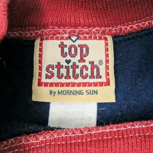 Vintage 90s Top Stitch by Morning Sun Noah’s Ark Quilted Embroidered Sweatshirt thumbnail 6