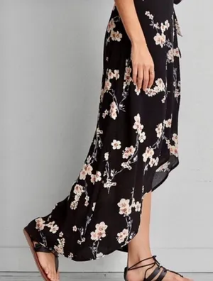 American Eagle Floral Maxi Skirt Size Medium thumbnail 2