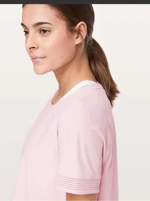 New With Tags Lululemon Stripe in Stride Short Sleeve Sz 10 thumbnail 3