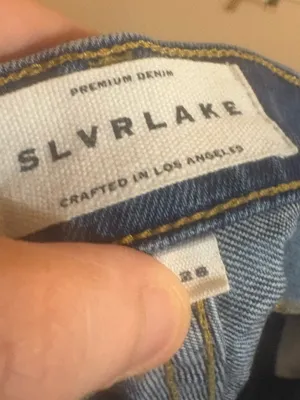 SLVRLAKE London Straight Leg Jeans in Sweet Memory thumbnail 6
