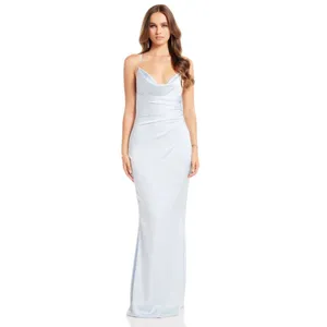 Katie May Ryder Gown in Celestial Blue Small New Womens Maxi Dress thumbnail 14
