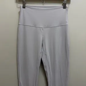 Lululemon Align Leggings 28” Nulu in Chrome Gray Size 6 thumbnail 4