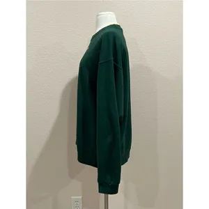Pleasant Shade Vintage Green Embellished Fall Leaves Crewneck Sweater Size Large thumbnail 13