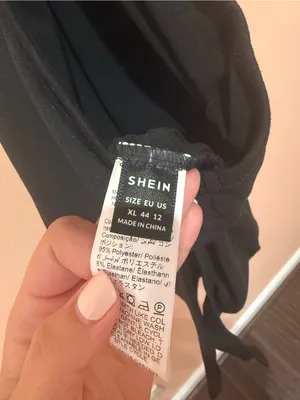 SheIn One-Shoulder Black Women's Bodysuit thumbnail 4