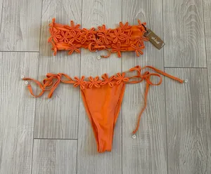 Nasty gal 3D flower bikini thumbnail 1