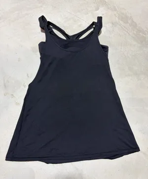 Lululemon Black Tank Top with built in sports bra 8 thumbnail 1