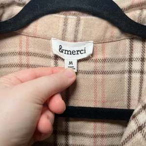 &merci Plaid Shacket thumbnail 2