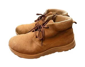 UGG Women's Suede Lace-Up Ankle Boots sz 6 thumbnail 1