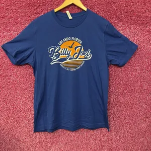Orlando Florida Billy Joel Camping World Stadium Blue T-Shirt XL thumbnail 1