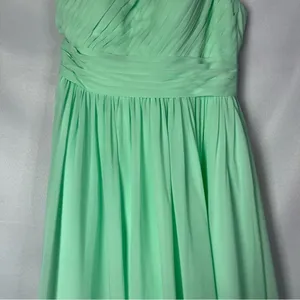 Azazie Molly Mint Bright Green‎ Formal Bridesmaid Dress A6 thumbnail 8