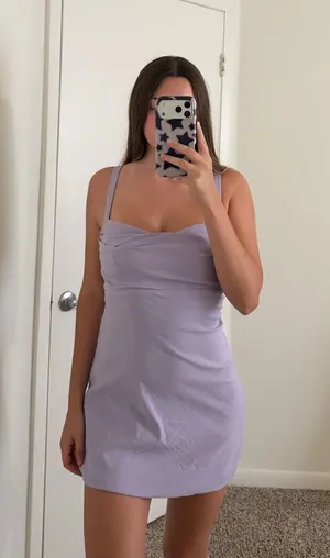 Shein Lavender Mini Dress thumbnail 1