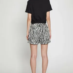 Walter Baker Mia Zebra Print Shorts w/ Tie Belt thumbnail 8