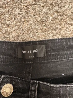 White Fox Boutique Black Denim Mini Skirt thumbnail 4