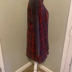 Nwt Paper‎ Crane Flannel Shirt Dress thumbnail 5