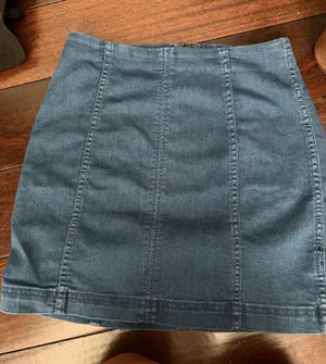 Free people Jean skirt thumbnail 1