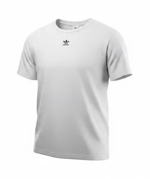 Adidas Originals Women's Adicolor Trefoil Essentials Oversized White T-Shirt thumbnail 1