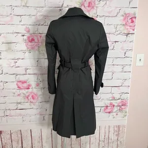 Cole Haan collection gray belted trench coat size 6 thumbnail 6