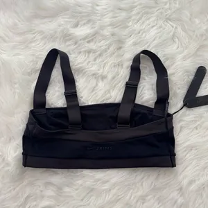 Nike Skims Matte Shine Mix Straight Neck Bra Obsidian Ingenious Size Small thumbnail 5