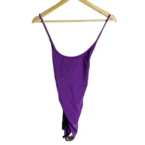PacSun Eco Purple Rita Tie Back Ruched One Piece Swimsuit Size Small thumbnail 2