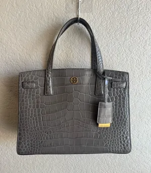 Tory Burch Walker Small Croc Embossed Satchel thumbnail 1