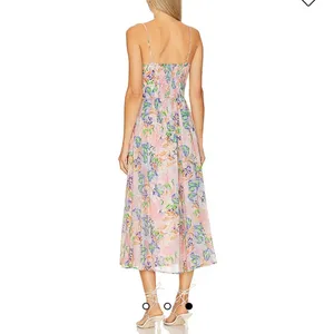 Revolve ASTR the Label Emine Dress in Pink & Blue Floral thumbnail 3