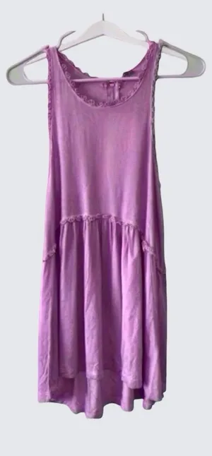 POL Lavender Lace Babydoll Tank | Coquette Dream thumbnail 1