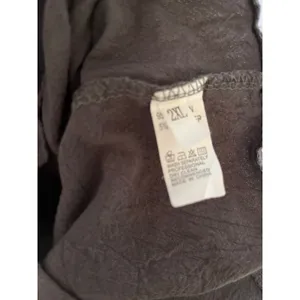 Gray Polyester Short Cotton Blend Overalls Women's Size 2XL thumbnail 5