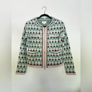 Anthropologie Maeve Harriet Zip Cardigan Sweater - New Small thumbnail 3