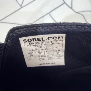 Sorel Evie Chelsea Boots Size 10 Black Leather Wedge Cap Toe NL4925-010 SEE PICS thumbnail 7