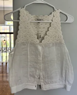 Madewell White Top thumbnail 1