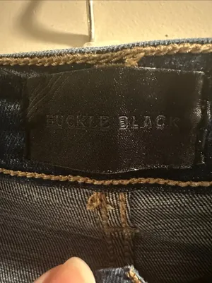 Buckle Black fit No 75 ankle skinny jeans thumbnail 4