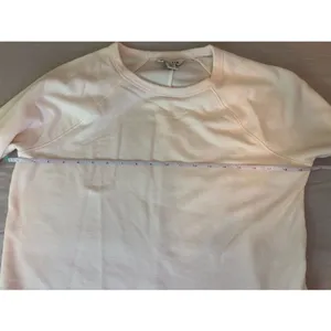 Athleta Blush Pink Pullover Sweatshirt Small Soft Lounge Athleisure thumbnail 8