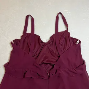 NEW Lulus Sincerely Poised Plum Backless Bustier Tiered Maxi Dress Size XXL HOCO thumbnail 8