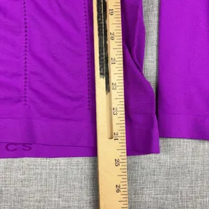 Fabletics‎ Delta Shirt Womens Medium Purple Long Sleeve V-Neck Moisture Wicking thumbnail 5