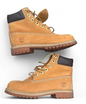 Timberland 6 Inch Premium Waterproof Boot 'Wheat' Nubuck Size 5.5 Women’s Size 7 thumbnail 1