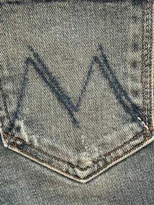 Mother jeans Trickster skimp fray thrill seeker raw hem distressed blue denim 24 thumbnail 11