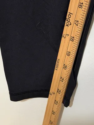 Aerie Chill Play Move Leggings Size Large Black 7/8 Cropped thumbnail 6