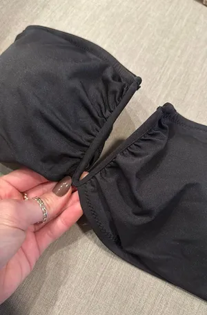 Black Bikini Top Size 12 thumbnail 2