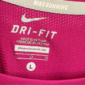 NIKE Women’s Dri-Fit Running Tee in‎ Magenta, Large thumbnail 9