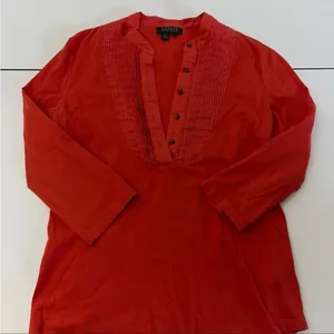 Ralph Lauren‎ large orange blouse thumbnail 1