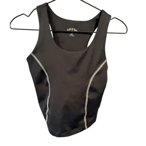 Year‎ of Ours Tread Crop Top Racerback Black White XS thumbnail 4