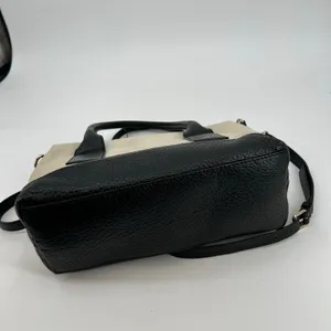Kate Spade Southport Avenue Carmen Convertible Satchel Handbag Purse cream black thumbnail 4