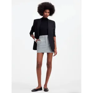 NWT Madewell Suiting Mini Skirt‎ Sz 4 thumbnail 4