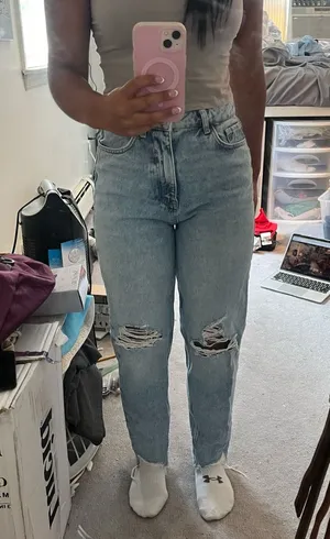 Zara mom jeans thumbnail 1