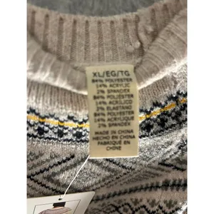 weatherproof fair isle sweater xl NWT thumbnail 6