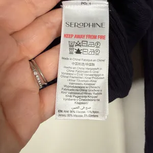 SERAPHINE The Work Edit Maternity Ribbed Cardigan Navy Blue Size 4 thumbnail 5