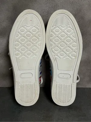 Realtor Canvas Sneakers Women's Size 8 White/Multicolor thumbnail 16