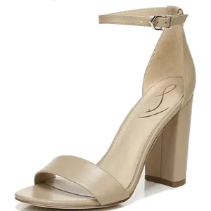 Sam Edelman Womens Beige Patent Leather‎ Robyn Strappy Sandal Heels Size 9!! thumbnail 1