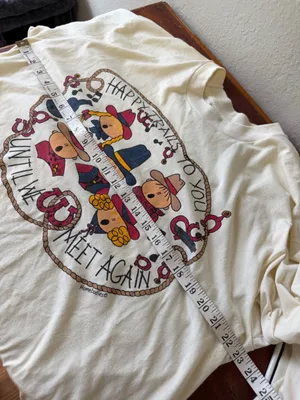 Vintage shirt Happy Trails Choir Western School Kids Cowboy cottagecore granny thumbnail 7
